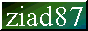 A GIF animated to spell ziad87.net